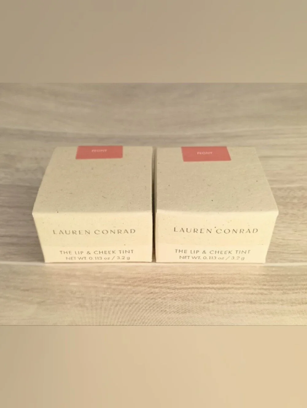 Lauren Conrad The Lip and Cheek Tint In Peony Shade - Lot of 2